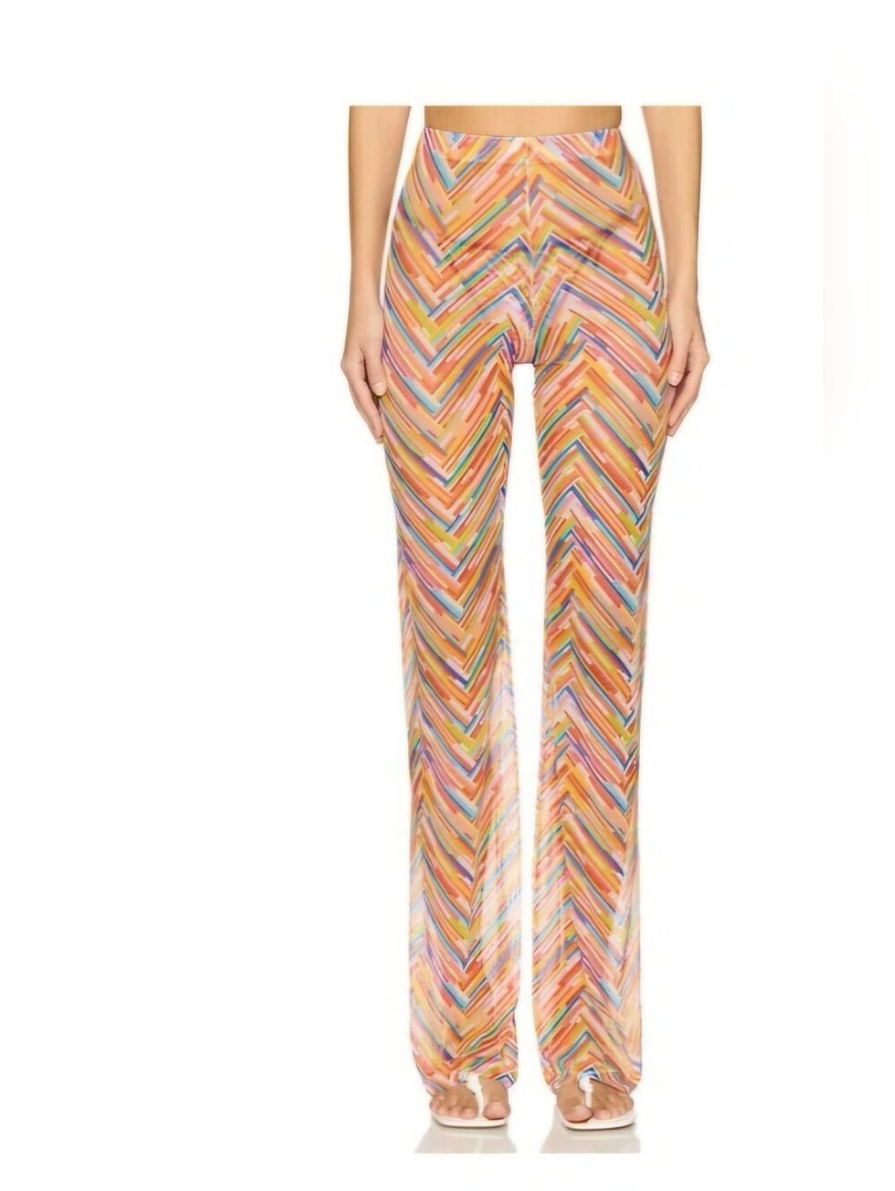 Trousers in Multi Stick Chevron